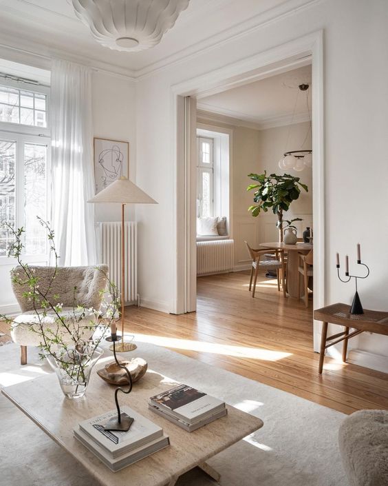Modern Scandinavian Living Room Decor, Scandinavian-Styled Home Interiors