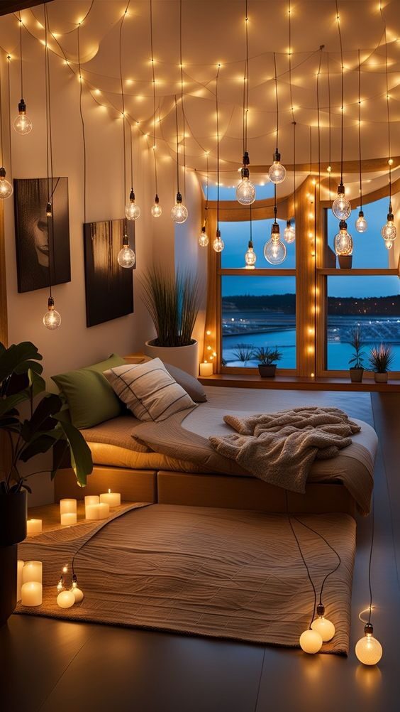 above bed decoration