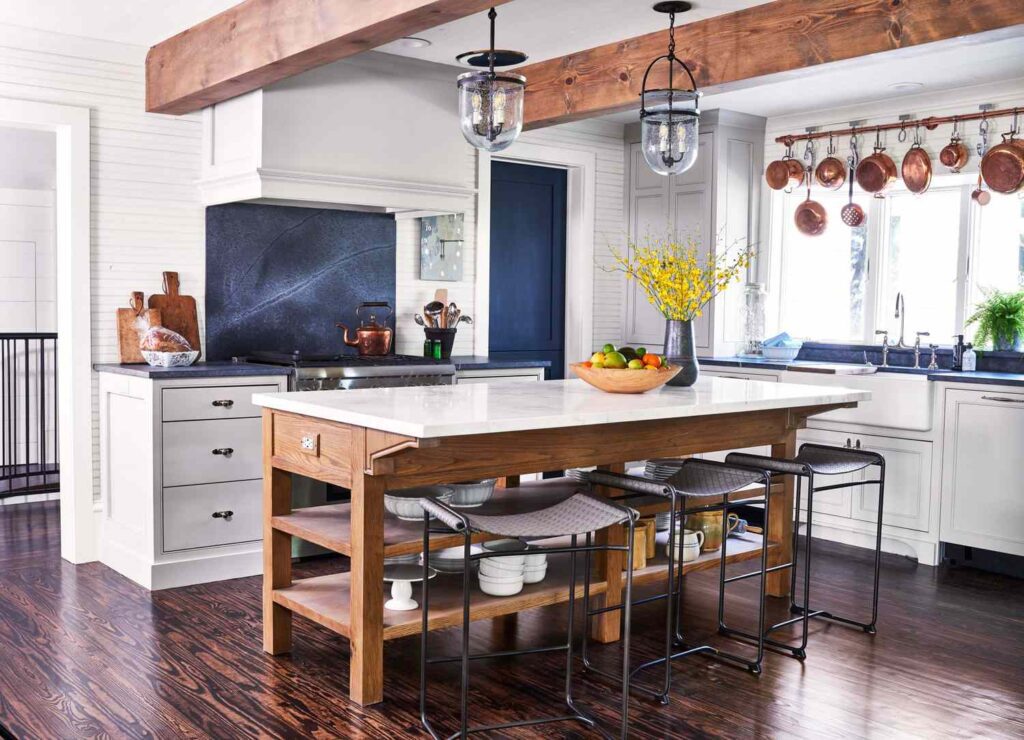 Rustic Wooden Elements: Embracing Farmhouse Roots