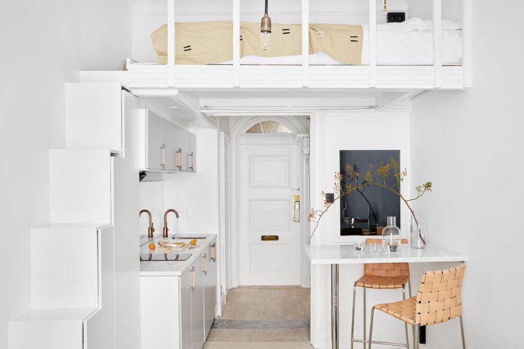 Clever Kitchen Storage Hacks - Small Studio Apartment Ideas
