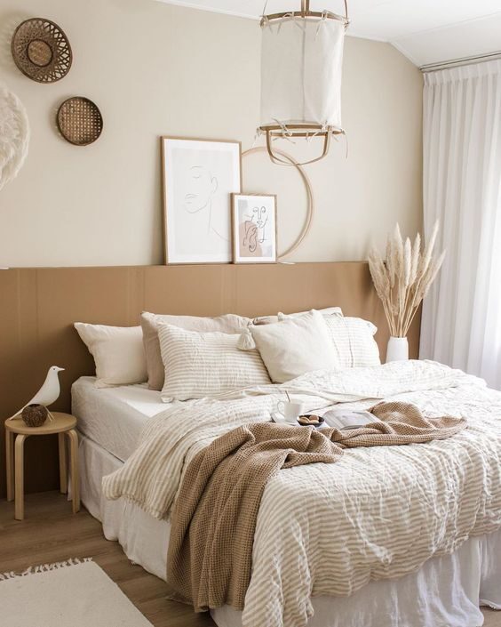 Earthy Elegance: A Natural Approach to Cozy Neutral Bedroom Ideas