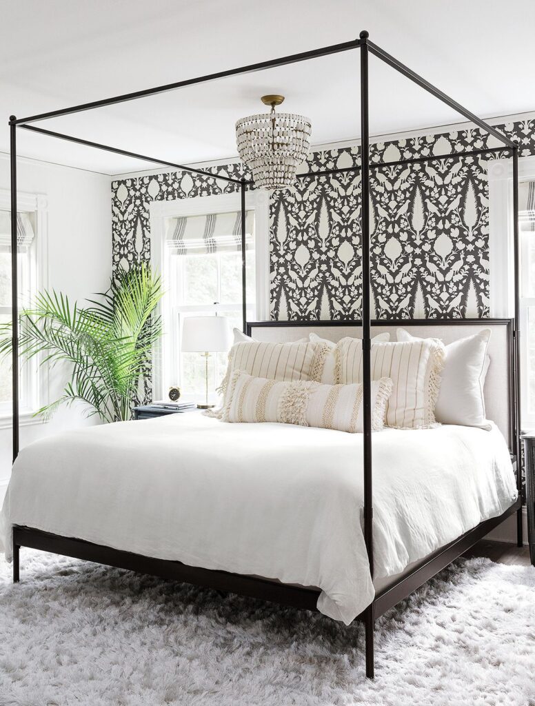 Metallic Accents in Neutral Bedroom Ideas: Adding a Spark to Cozy Decor