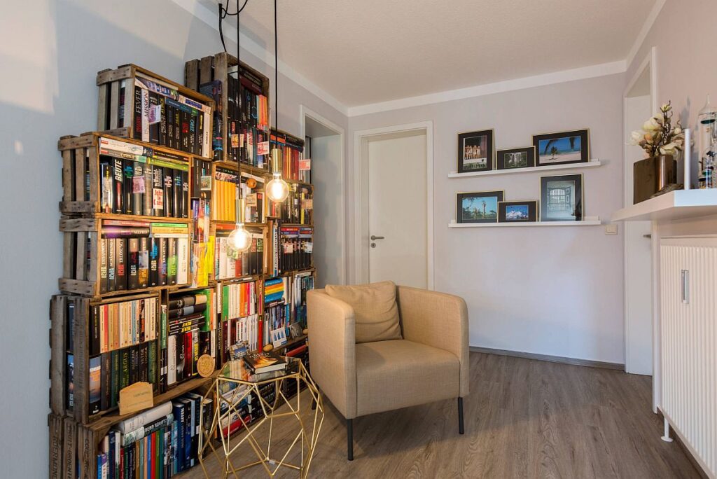 small home library